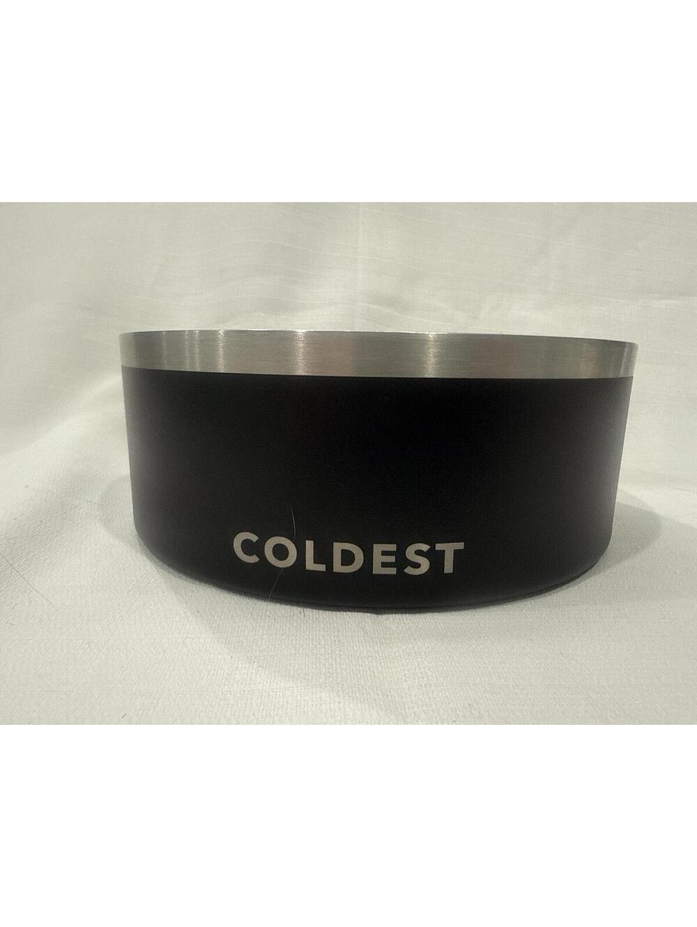 Coldest Insulated Stainless Steel Pet Bowl Black